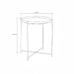 Metal Disk Coffee Table