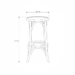 Bentwood Barstool