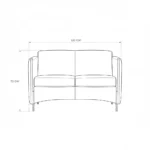 Director Two Seater Sofa