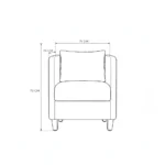 Dublin One Seater Sofa