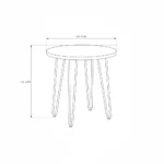 Hairpin Round Coffee Table