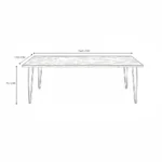Hairpin Rectangle Dining Table