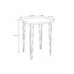 Hairpin Square Cocktail Table