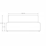 Maria Majlis Three Seater Sofa