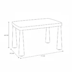 Misty Rectangle Table