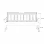 Mudeer Garden Bench