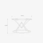 Topaz Round Coffee Table