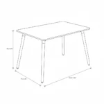 Tulip Meeting Table Rectangle