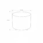 Ulfa Round Coffee Table