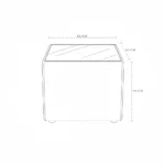 Ulfa Square Coffee Table