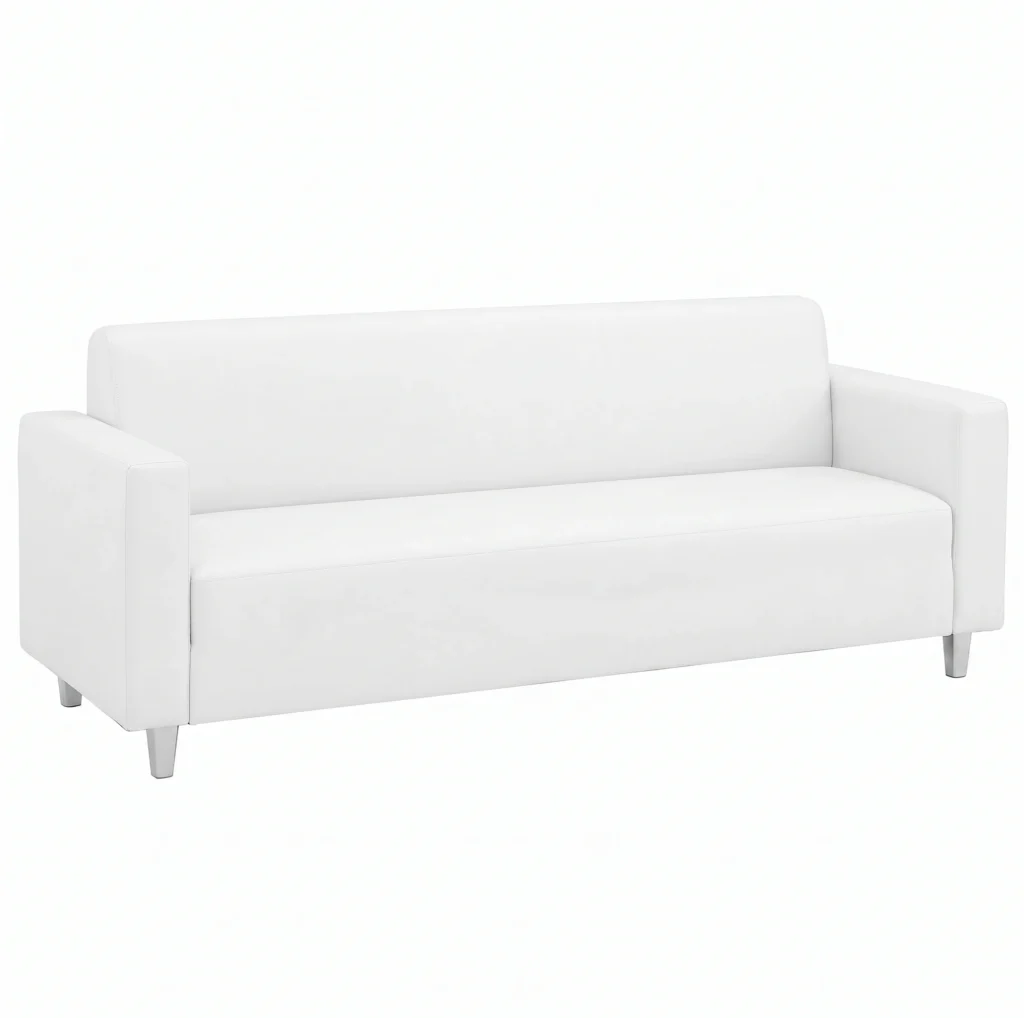 VIP Three Seater Sofa – White