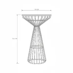 Wire Cocktail Table