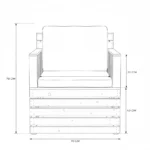 Crate One Seater Sofa