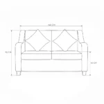 Marigold Two Seater Sofa