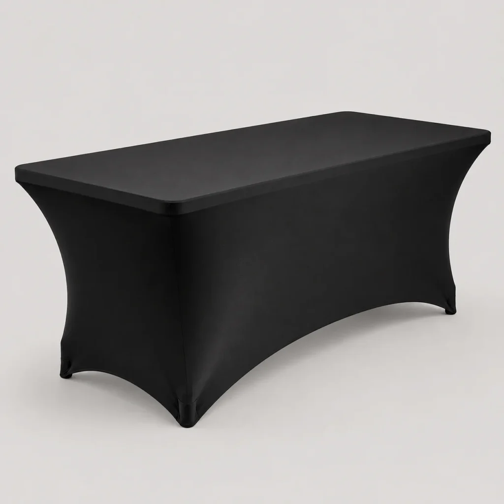 Banquet Rectangle Table – Black