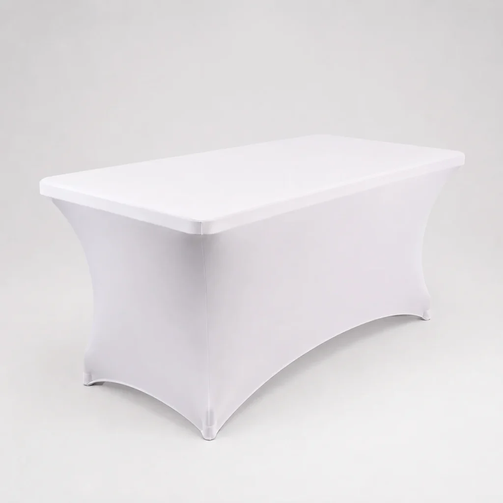 Banquet Rectangle Table – White