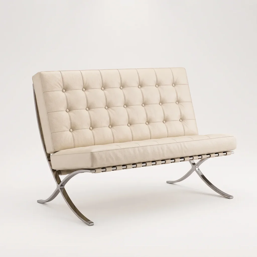 Barcelona Two Seater Sofa – Beige