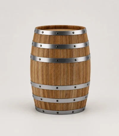 Barrel Cocktail Table