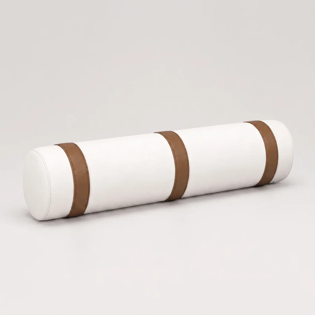 Round Bolster – White