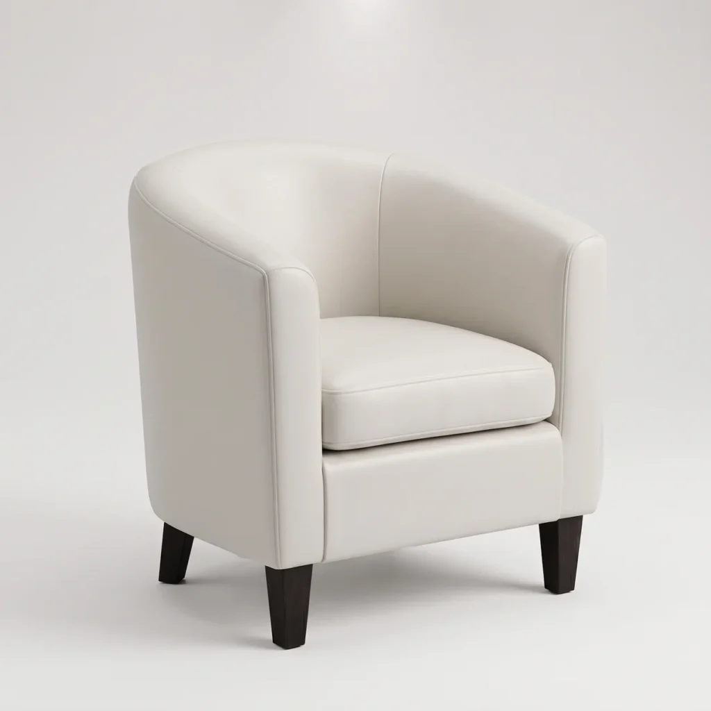 Bucket Sofa – White