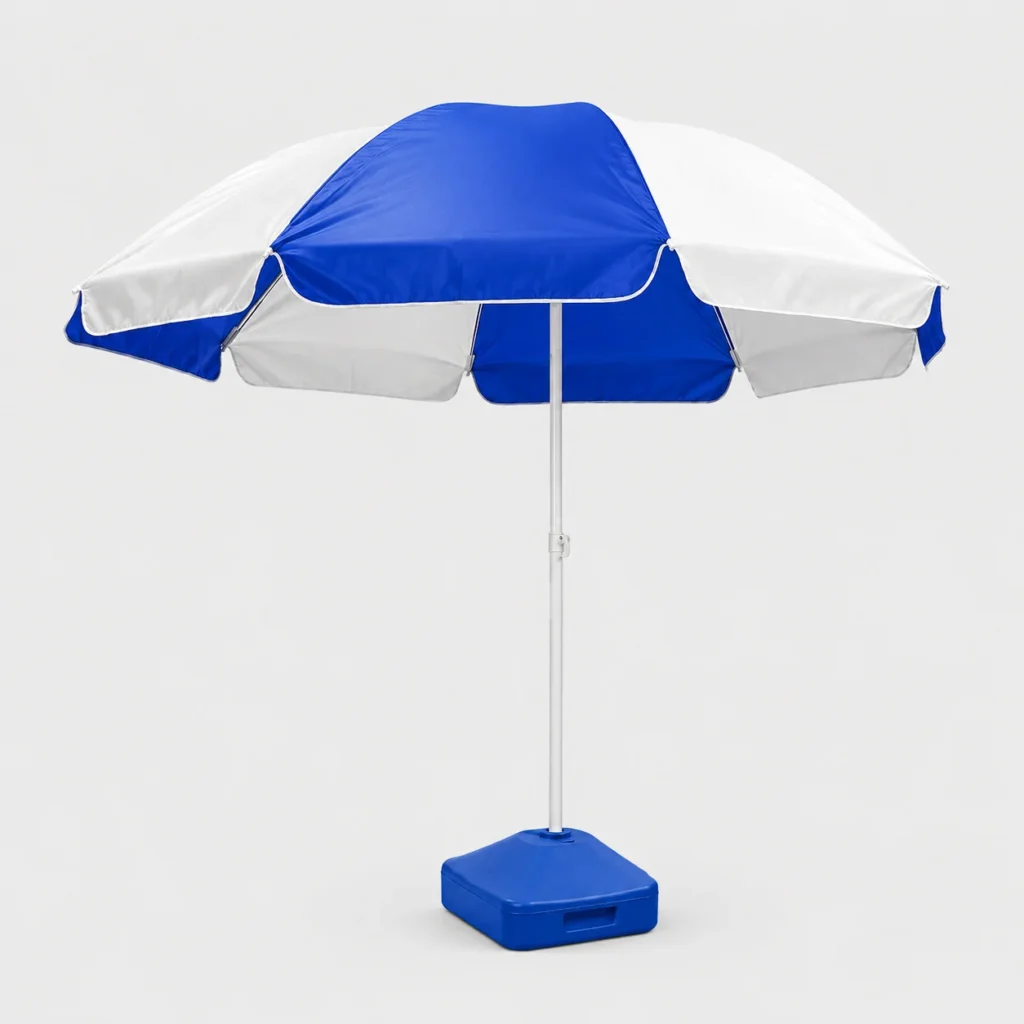 Center Pole Umbrella – Queen Blue, Normal Umbrella