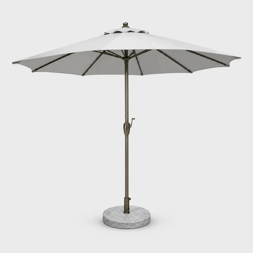 Center Pole Umbrella – White, Normal Umbrella