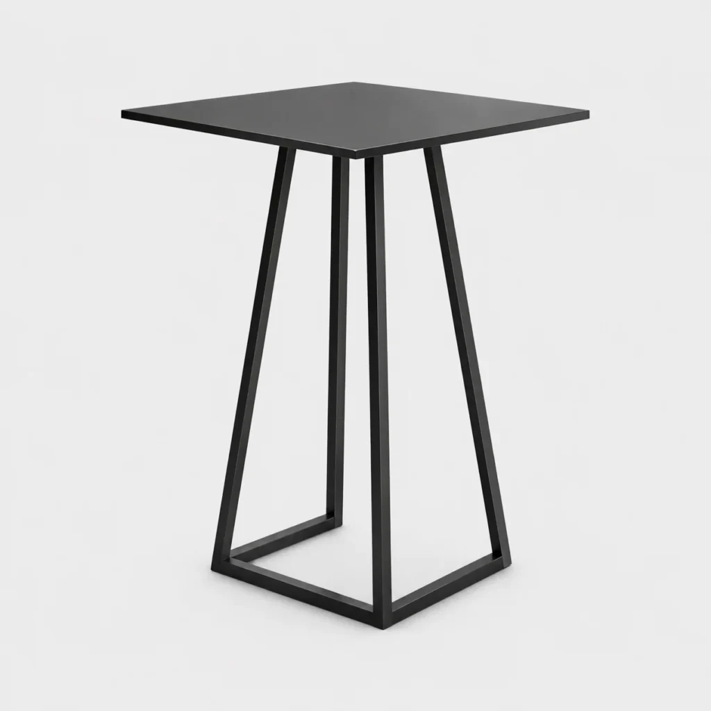 Cosmo Square High Table – Black