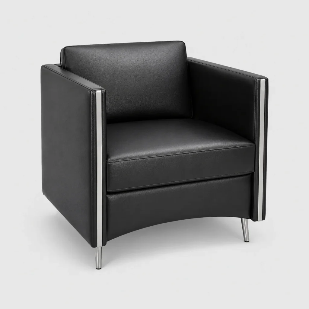 Director One Seater Sofa – Black