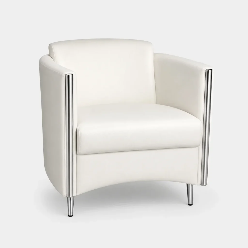 Director One Seater Sofa – White