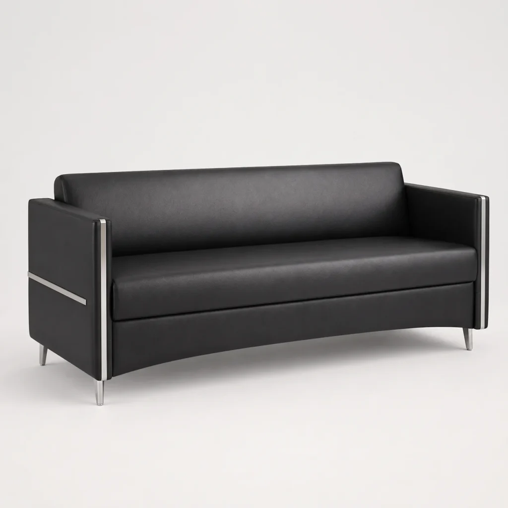 Director Three Seater Sofa – Black
