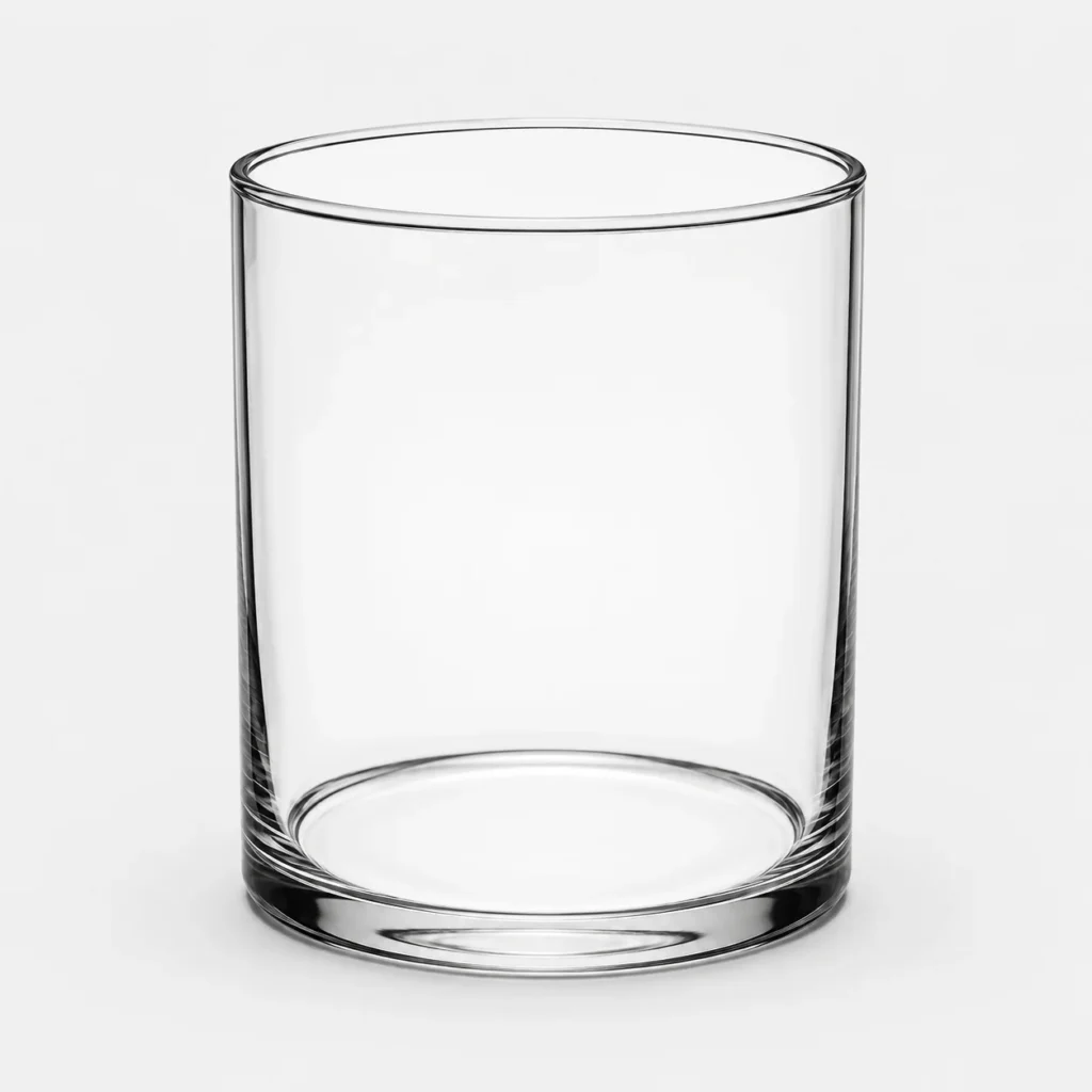 Glass Vase – 20cm, Large