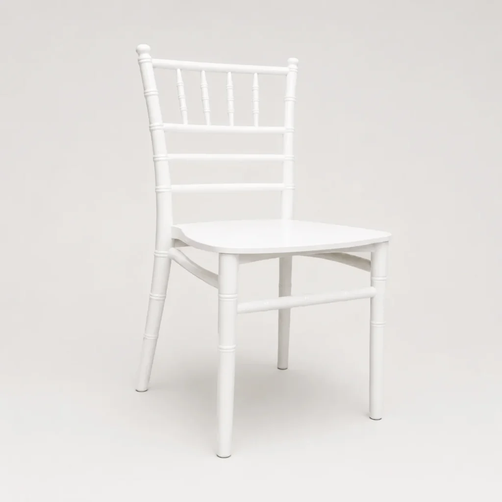 Kids Chivari – Acrylic – White
