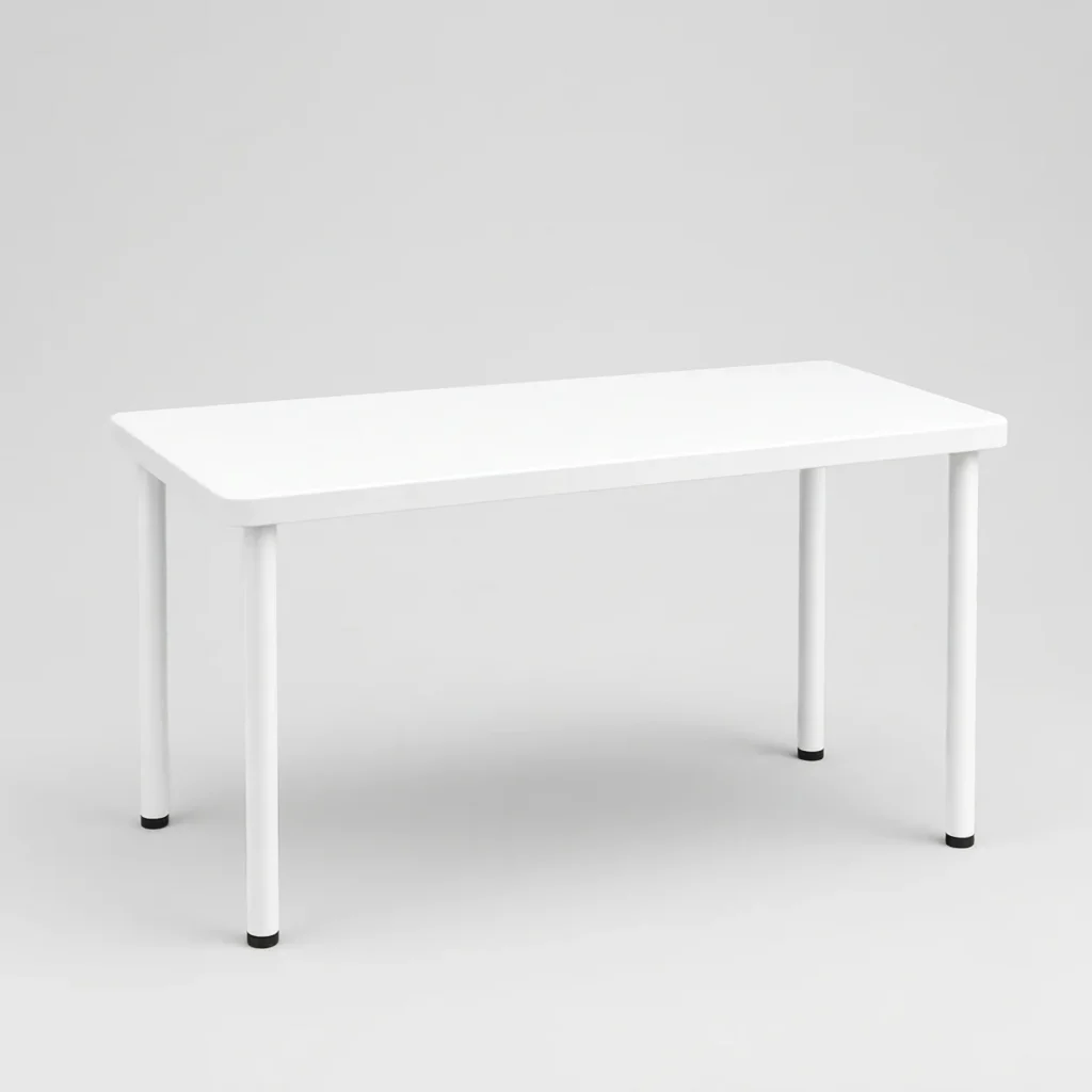 Kids Rectangular Table – White