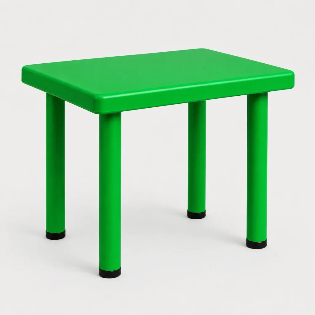 Kids Square Table – Green