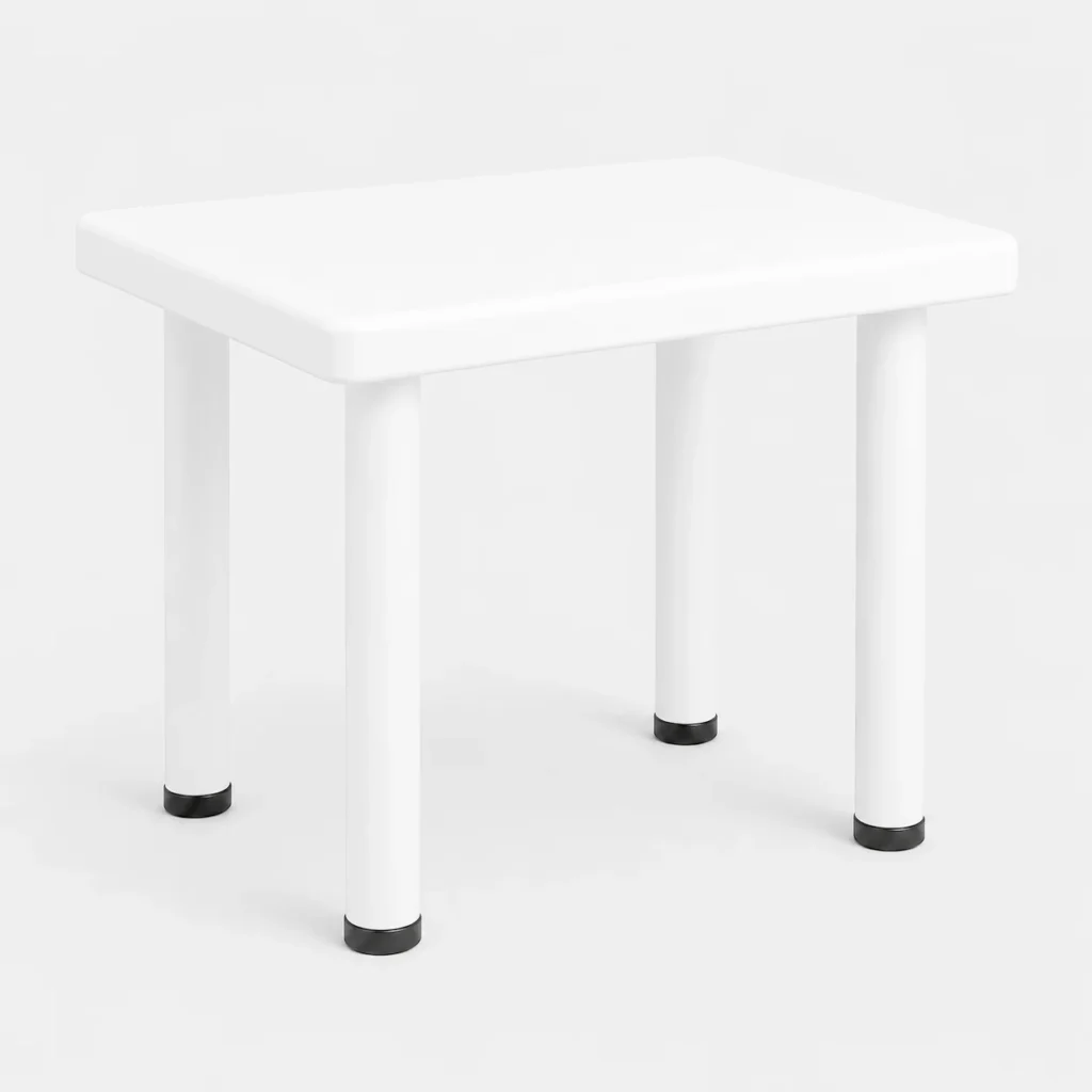Kids Square Table – White