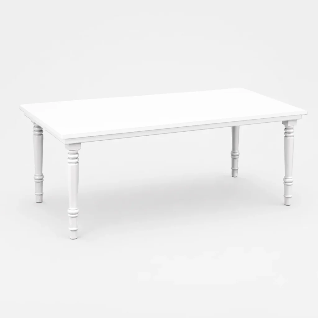 Majestic Dining Table – White