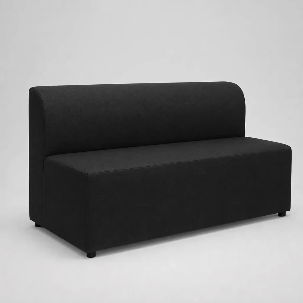 Maria Three Seater Sofa – Black