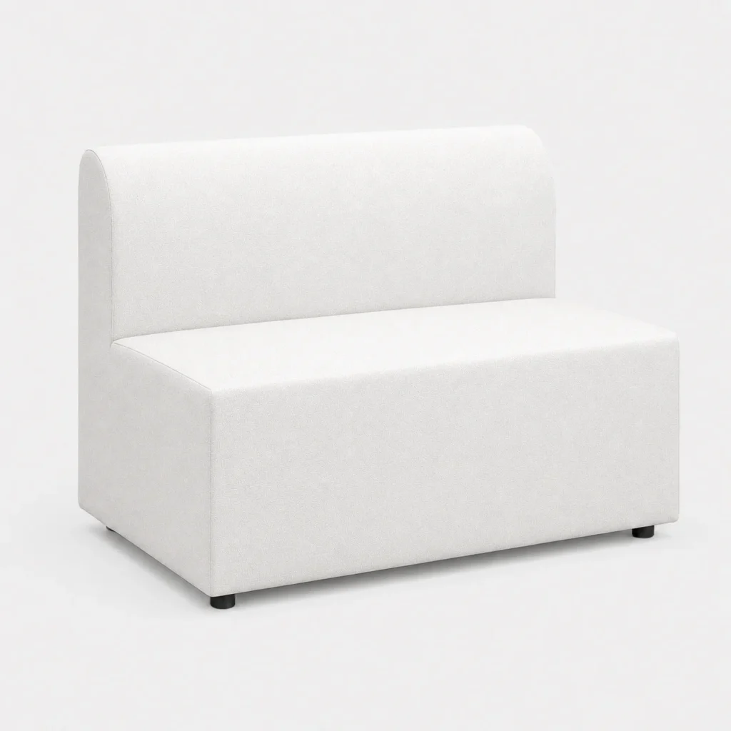 Maria Two Seater Sofa – White