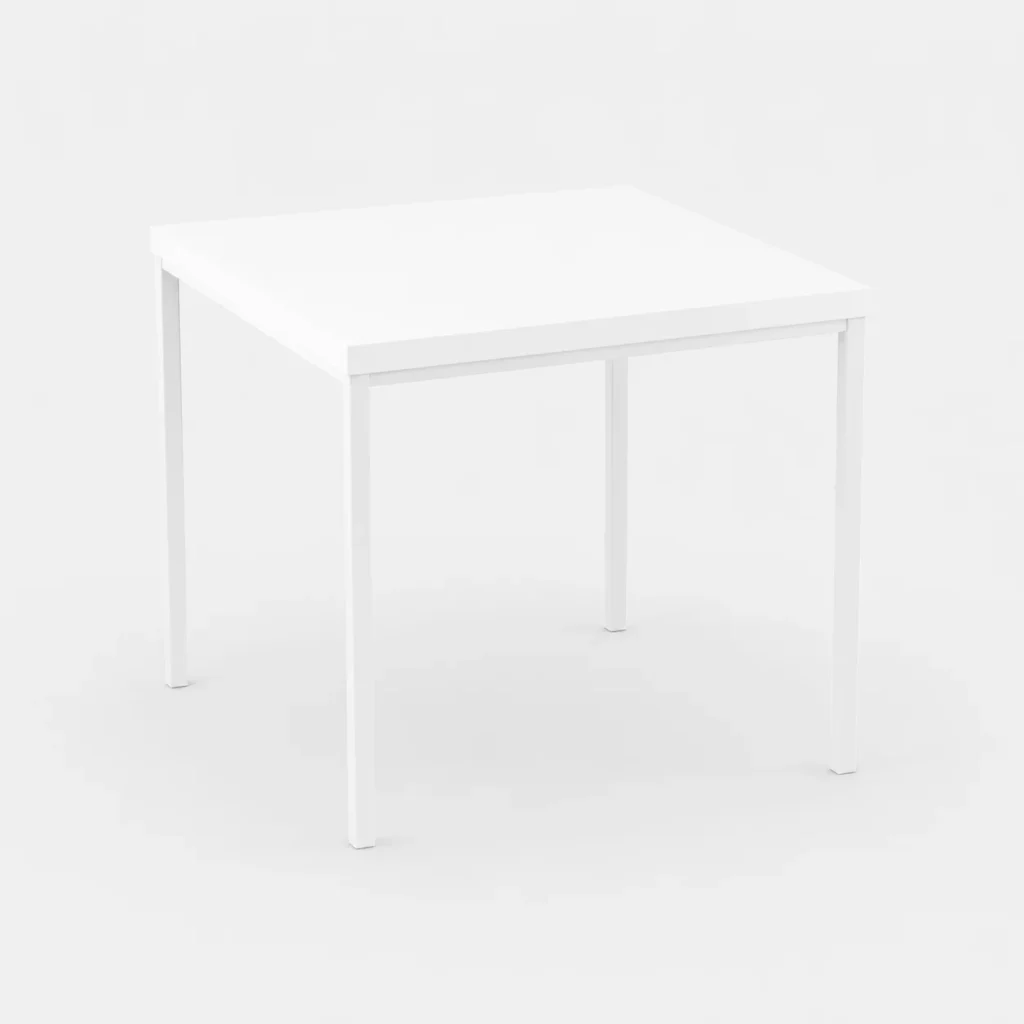 Millet Square Table – White