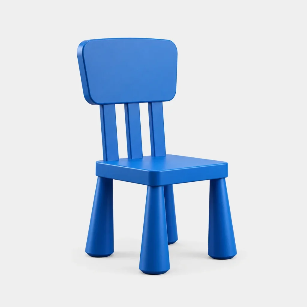 Misty Kids Chair – Queen Blue