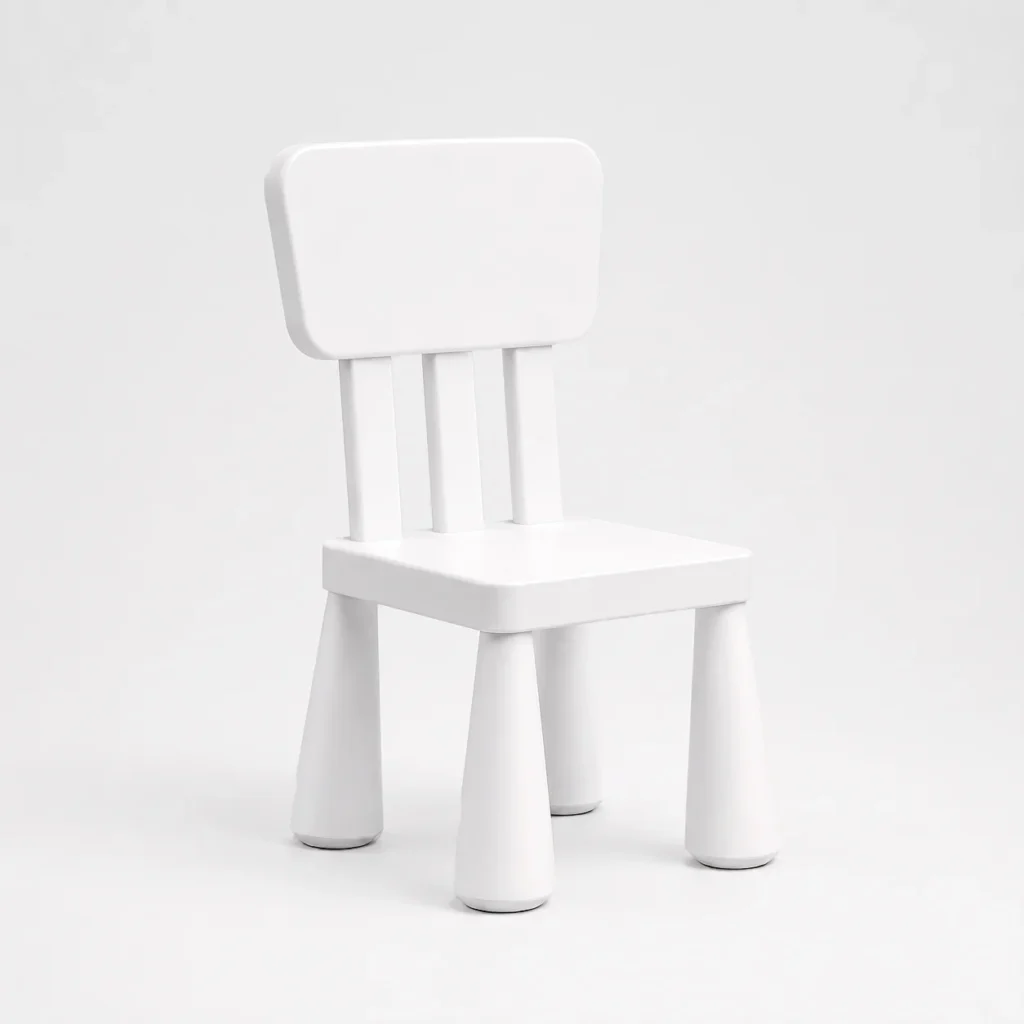 Misty Kids Chair – White