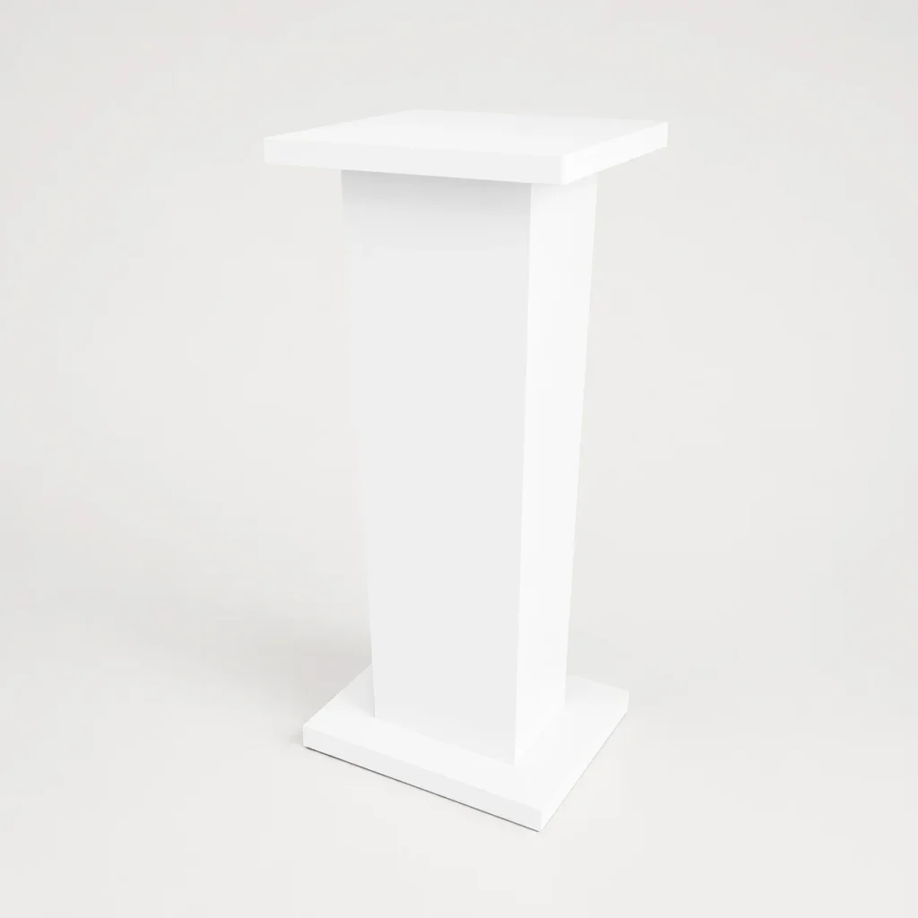 Podium Acrylic – White