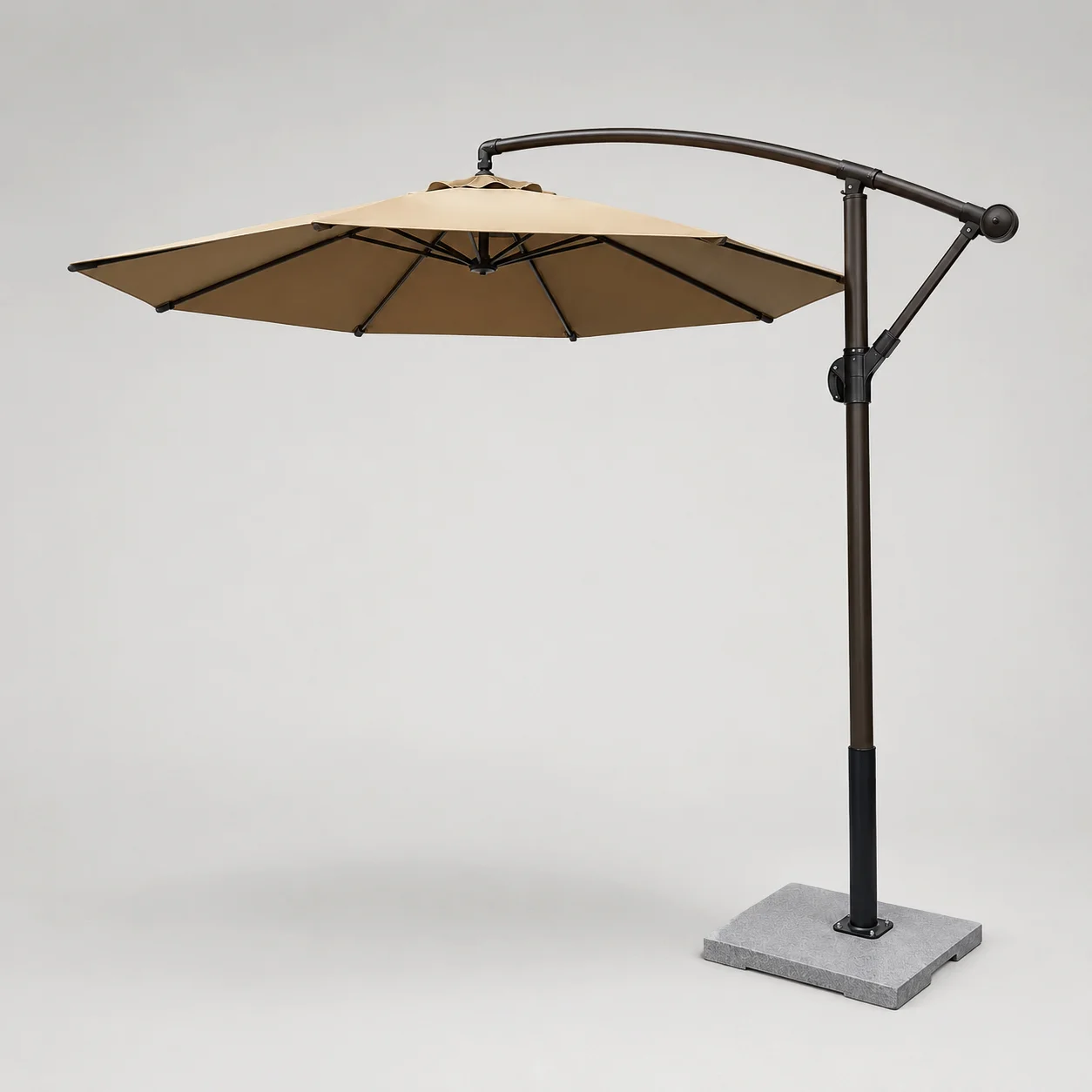 sidepole-umbrella-beige-main Side Pole Umbrella