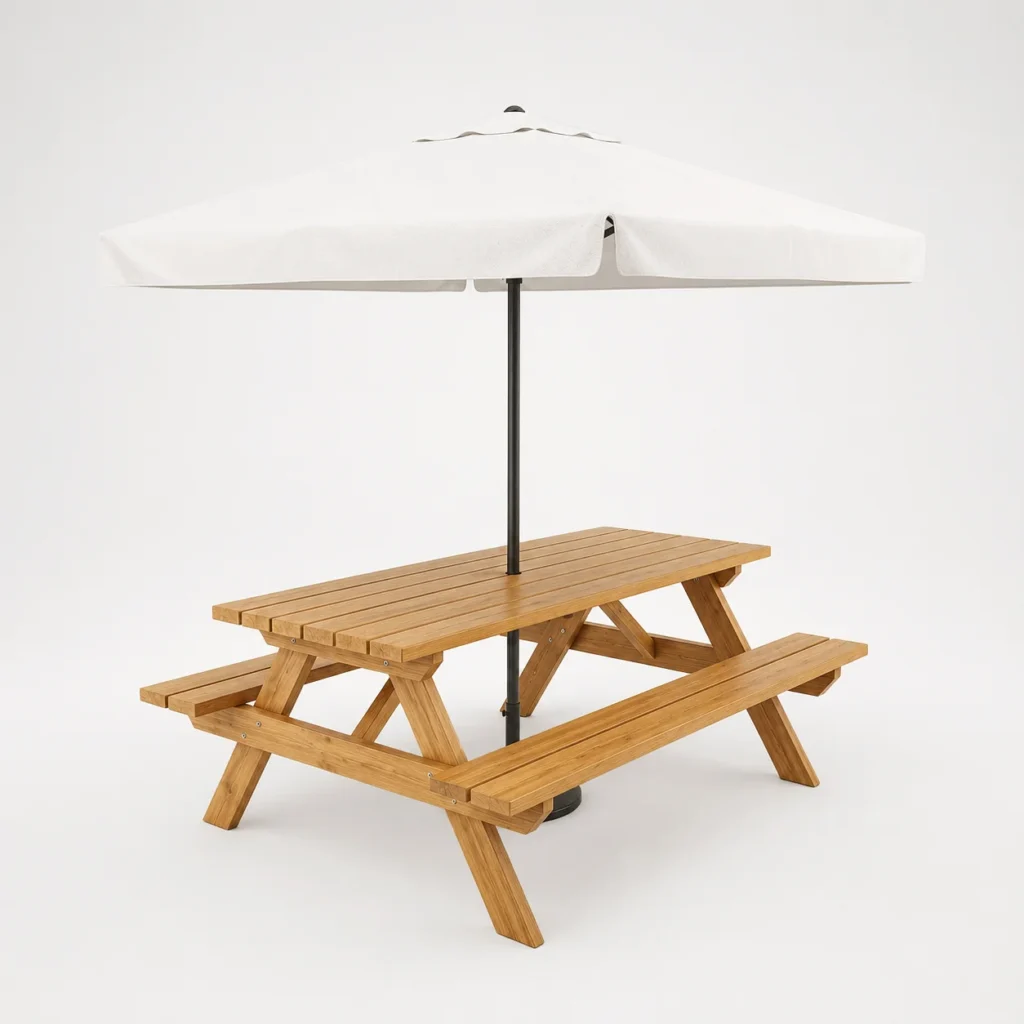 Square Umbrella – White