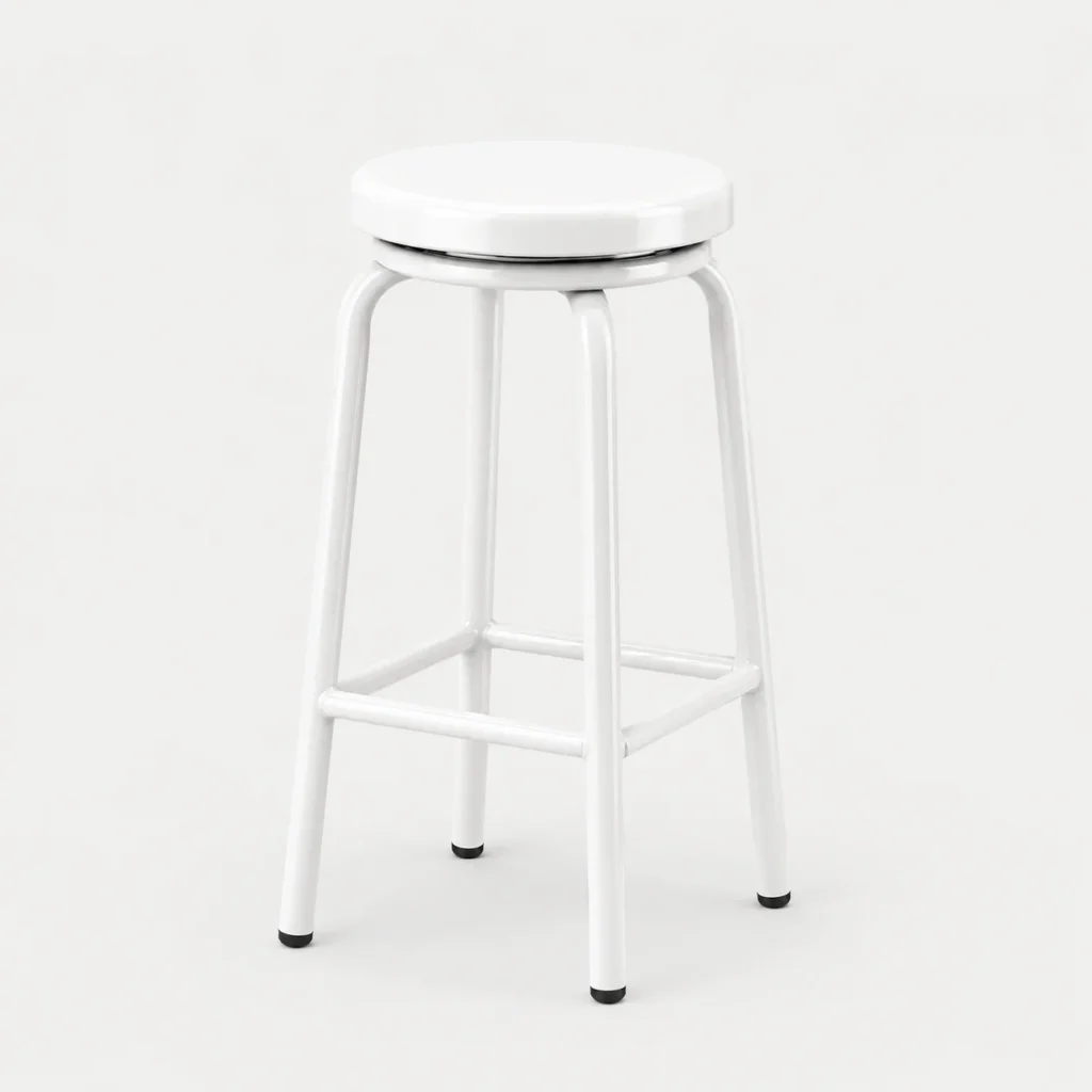 Taburet Barstool – White