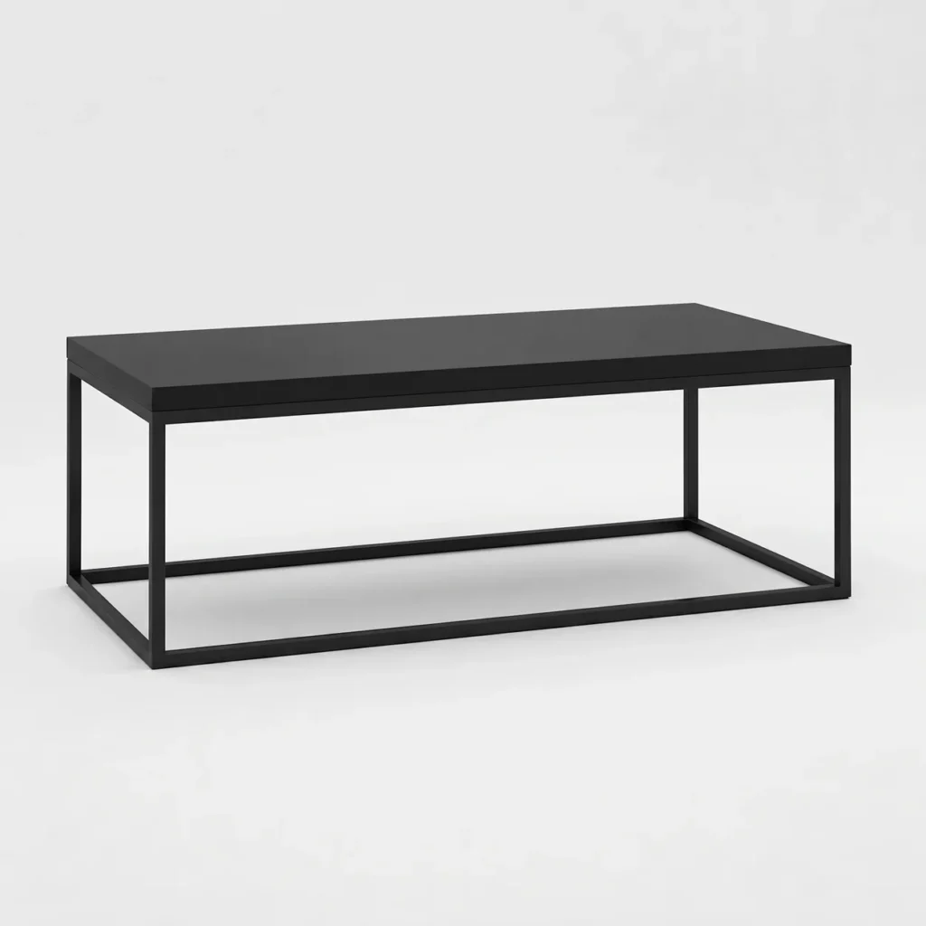 Tron Rectangle Coffee Table – Black