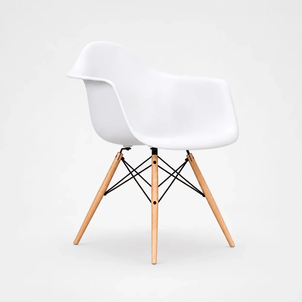Tulip Arm Chair – White