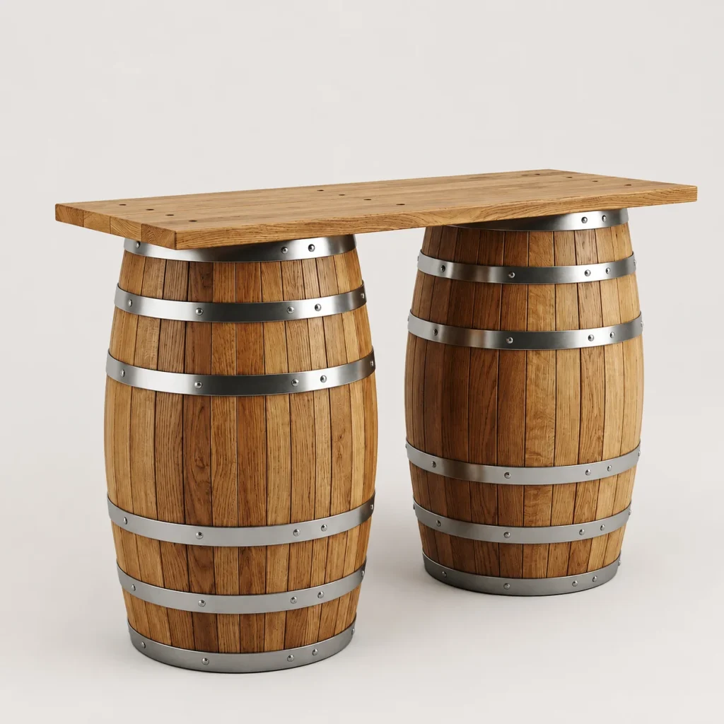 Barrel Twin Cocktail Table