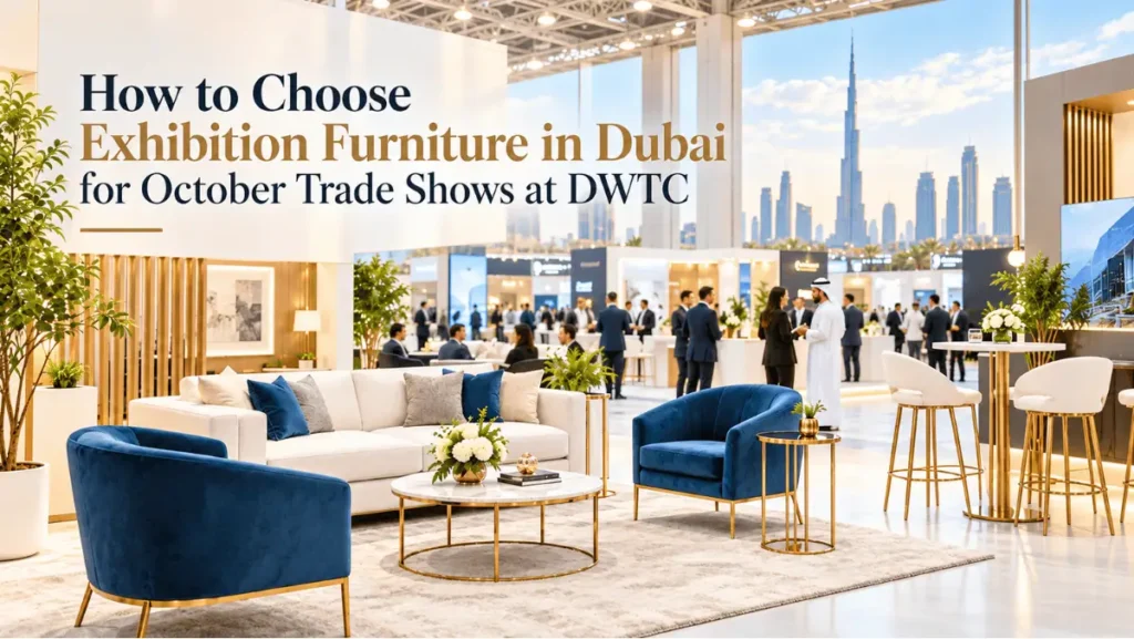 How to Choose Exhibition Furniture in Dubai for October Trade Shows at DWTC