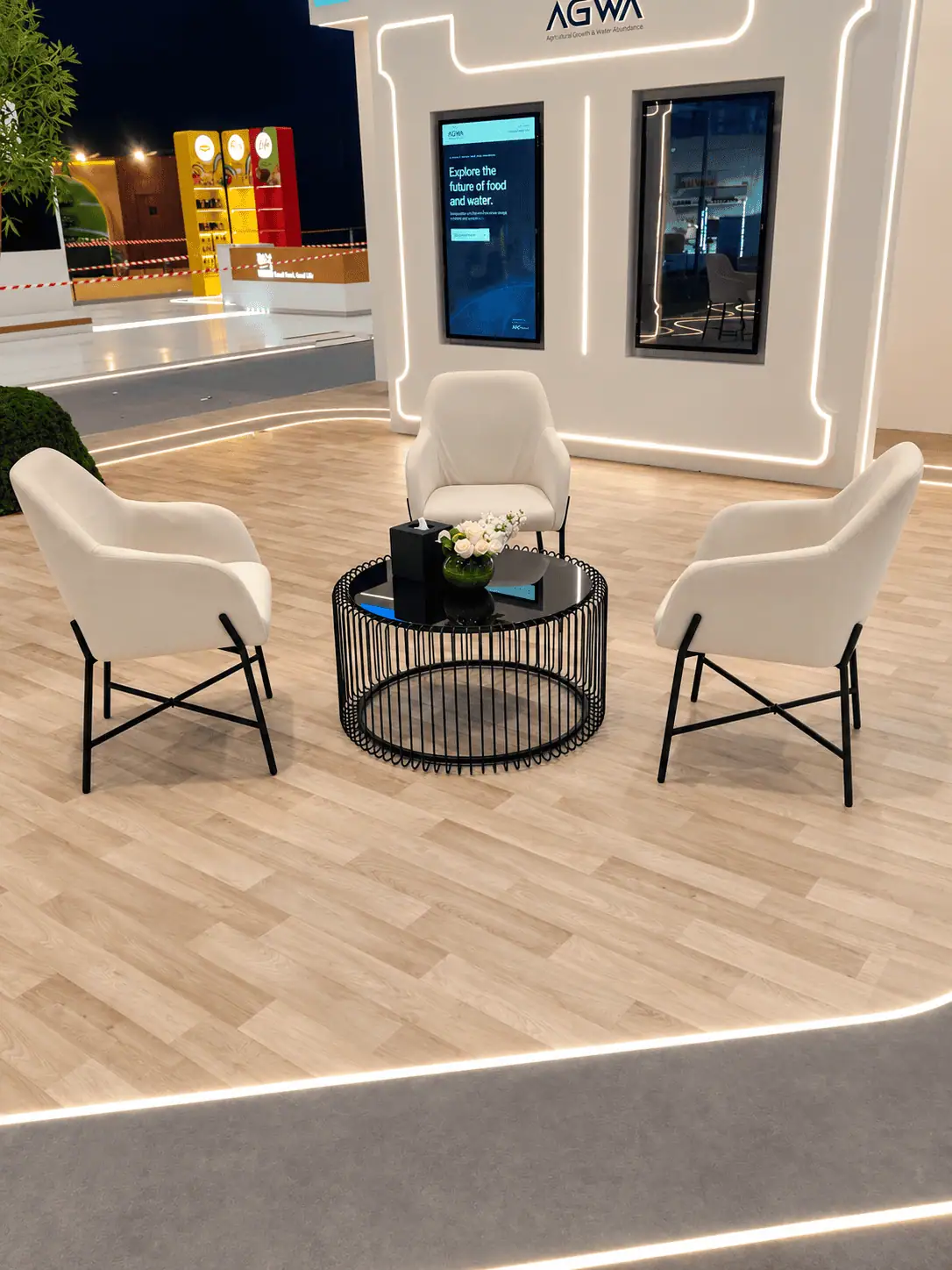 Modern AGWA Exhibition Lounge